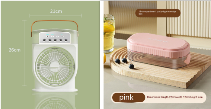 Fan with Light & Humidifier